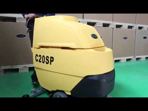 Self-Propelled Floor Scrubber with a Complete Set of Parts, C20SP